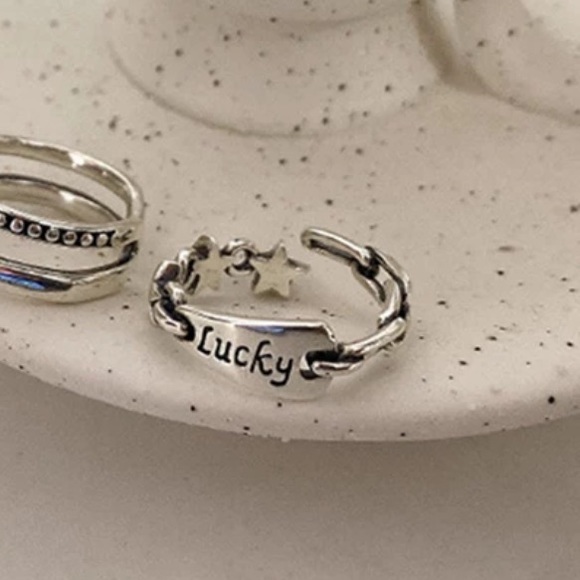 ⚡️Insta lucky sterling silver open ring - Picture 4 of 4